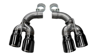 compare product Corsa 2017-24 Chevy Camaro ZL1 2.75in Inlet / 4.0in Outlet Black PVD Tip Kit (For Corsa ExhaustOnly)