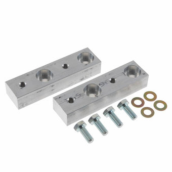 compare product Synergy 07-18 Jeep Wrangler JK/JKU Rear Sway Bar Drop Bracket Kit Billet Alum 1.0in Drop