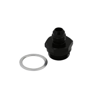 compare product Aeromotive AN-06 Holley Carb 7/8in x 20 Thread Dual Feed Bowl Adapter Fitting