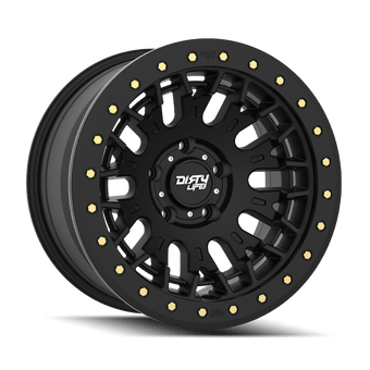 compare product Dirty Life DT-3 17X9 5x127 -38 Offset - Satin Black w/ Simulated Beadlock