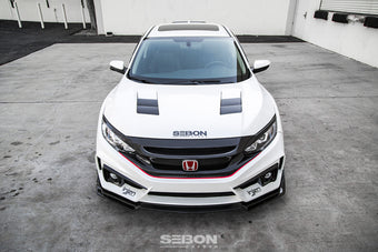 compare product Seibon 2016-2018 Honda Civic Coupe/Sedan/Hatchback TS-Style Carbon Fiber Hood