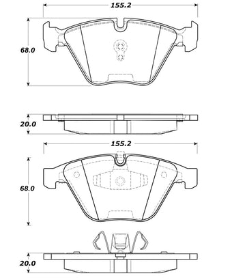 compare product StopTech Street Touring Brake Pads