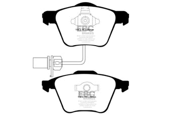 compare product EBC 05-08 Audi A4 2.0 Turbo Ultimax2 Front Brake Pads