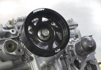 compare product PERRIN 93-14 Subaru Impreza (Incl. 02-14 WRX) / 04-21 STI Lightened Crank Pulley - Black