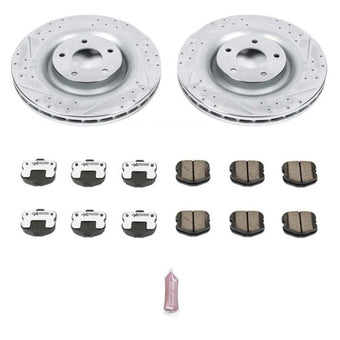 compare product Power Stop 06-13 Chevrolet Corvette Front Z26 Street Warrior Brake Kit
