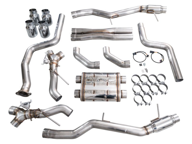 AWE Tuning 22 - 26 Cadillac CT5 - V Blackwing SwitchPath Exhaust - Chrome Silver Tips - My Store