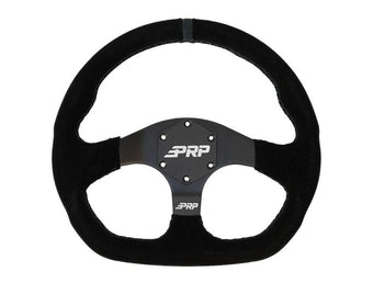 compare product PRP Comp-R D-Shape Suede Steering Wheel - Blue