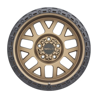 compare product Weld Off-Road W115 17X9 Cinch 6X135 6X139.7 ET00 BS5.00 Satin Bronze / Satin Black 106.1