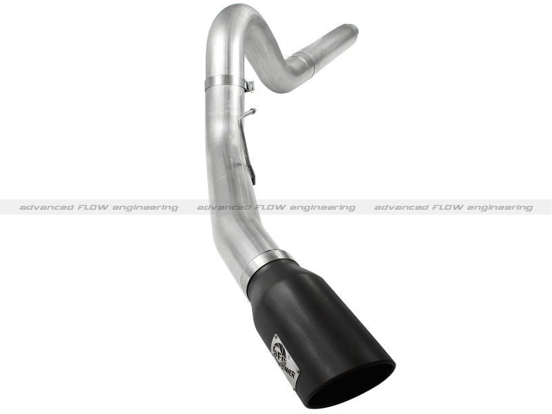 aFe Atlas 5in DPF - Back Aluminized Steel Exh Sys, Ford Diesel Trucks 08 - 10 V8 - 6.4L (td) Black tip - My Store