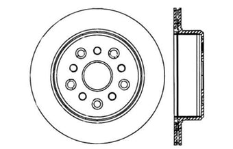 compare product StopTech 93-98 Toyota Supra Turbo Drilled Left Rear Rotor