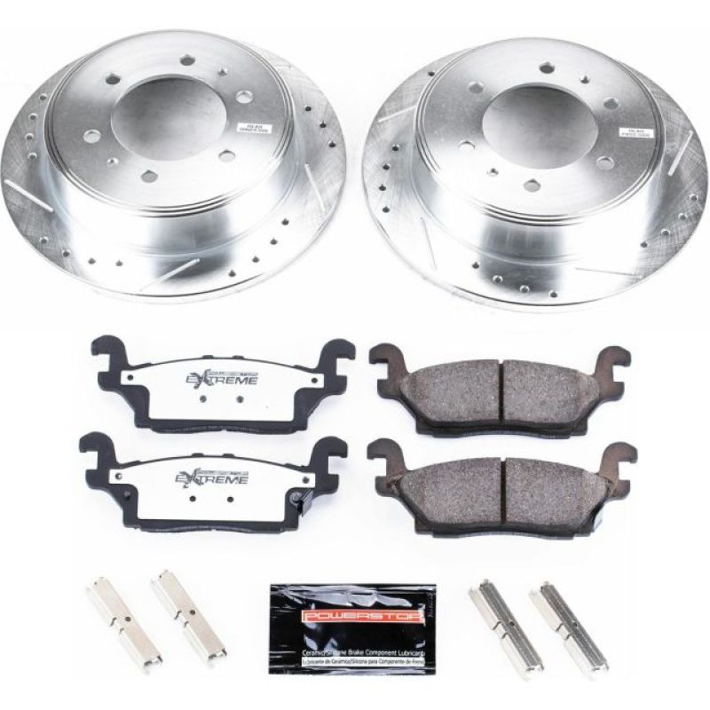 Power Stop 06 - 10 Hummer H3 Rear Z36 Truck & Tow Brake Kit - My Store