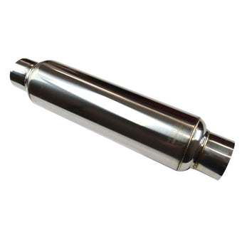 compare product Kooks Universal 3in Round Muffler 14in Long. Pol SS