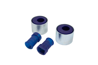compare product SuperPro 2000 BMW 323Ci Base Front Lower Inner Rearward Control Arm - w/ Caster Bushing Kit