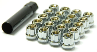 compare product Wheel Mate Muteki Open End Lug Nuts - Chrome 12x1.50
