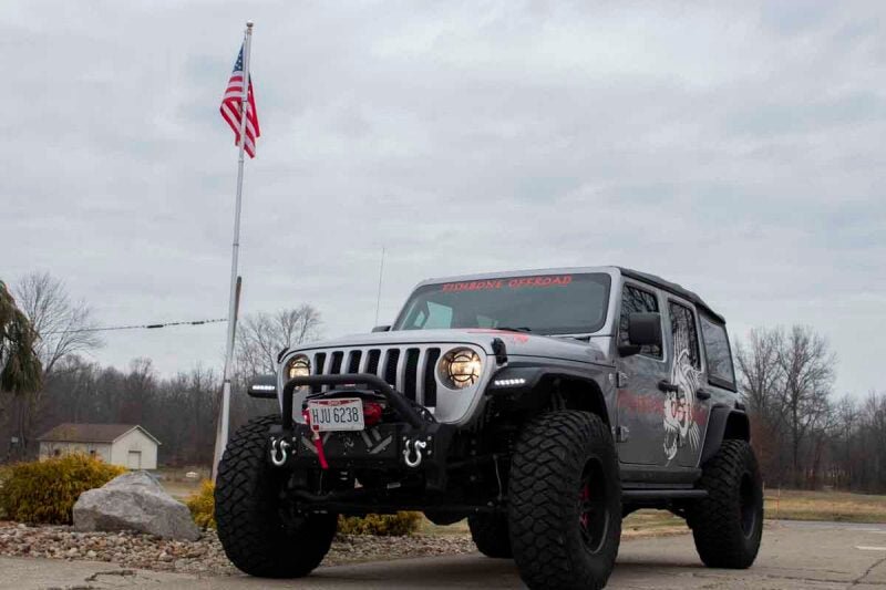 Fishbone Offroad 07 - 18 Jeep Wrangler JK Barracuda Modular Front Bumper - Base - My Store