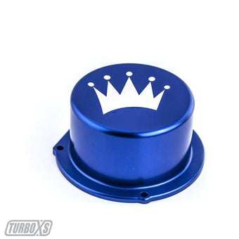 compare product Turbo XS 15-16 Subaru WRX Billet Aluminum Vacuum Pump Cover - Blue