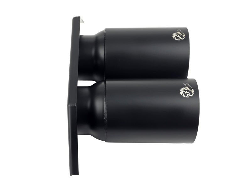 aFe Power Mach Force Xp 4in 304 SS Bolt - On Exhaust Tips Satin Black 14 - 19 Porsche 911 GT3 3.8L/4.0L - My Store