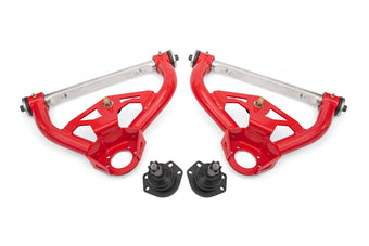 compare product BMR 78-87 GM G-Body Non-Adjustable Upper A-Arms Delrin Std Ball Joint - Red