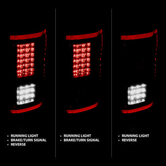 compare product ANZO 15-17 Ford F-150 LED Taillights - Smoke