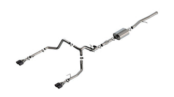 compare product Borla 2024 Chevy Silverado 1500 6.2L V8 ATAK Catback Exhaust w/ Simulator - CF Black Anodized