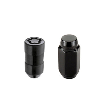 compare product McGard 5 Lug Hex Install Kit w/Locks (Cone Seat Nut) M14X1.5 / 22mm Hex / 1.635in. Length - Black
