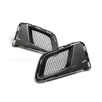 Anderson Composites 17 - 18 Chevrolet Camaro 1LE Carbon Fiber Type LE Air Duct Bezels - My Store