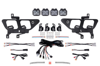 compare product Diode Dynamics 21-22 Ford F-150 SS3 LED Fog Pocket Kit - White Sport