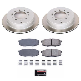 compare product Power Stop 07-21 Toyota Tundra Rear Semi-Coated Rotor Kit