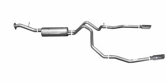 compare product Gibson 00-01 Chevrolet Tahoe Base 4.8L 2.25in Cat-Back Dual Split Exhaust - Stainless