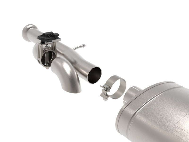 aFe Gemini XV 3in 304 SS Cat - Back Exhaust w/ Cutout 09 - 18 GM Trucks 4.3L/4.8L/5.3L w/ Black Tips - My Store