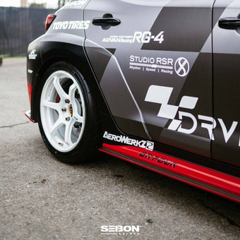 compare product Seibon 2023+ Toyota GR Corolla MB-Style Carbon Fiber Side Skirts