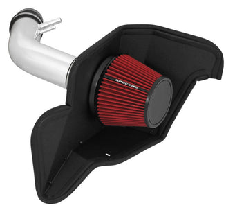 compare product Spectre 15-16 Ford Mustang V6-3.7L F/I Air Intake Kit - Polished w/Red Filter