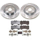 Power Stop 21 - 24 Dodge Durango / 2021 Jeep Grand Cherokee Front Z26 Street Warrior Brake Kit - My Store