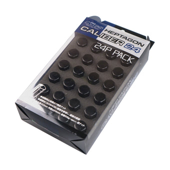 compare product Project Kics 12X1.50 Caliber 24 6H Lug Nut Set (24 pcs) - Black