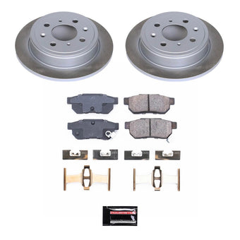 compare product Power Stop 88-91 Honda Prelude Rear Semi-Coated Rotor Kit