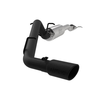 compare product MBRP 17+ Chevrolet Colorado 2.5L/3.6L 3in Cat Back Single Side Exit w/ 4in Tip - Back Coated