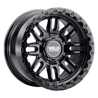 compare product Weld Off-Road Swift 17x9in - 8x165.1 BP - ET-12 - 125.1mm CB - Gloss Black Wheel & Ring