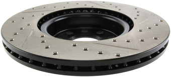compare product StopTech Slotted & Drilled Sport Brake Rotor