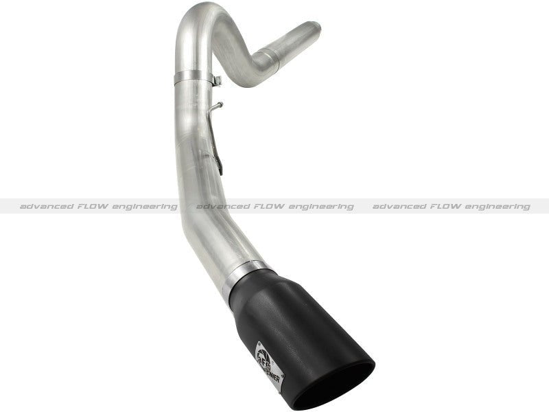 aFe MACHForce XP 5in DPF - Back Stainless Steel Exh Sys, Black tip, Ford Diesel Trucks 08 - 10 V8 - 6.4L - My Store