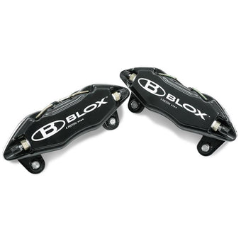 compare product BLOX Racing Forged 4 Piston Calipers - Pair (Fits Honda/Acura 262mm Rotors)