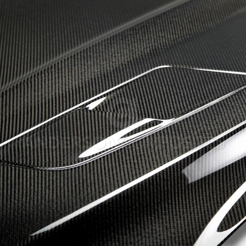 Anderson Composites 2015 - 2017 Ford Mustang Double Sided Carbon Fiber Type - OE Style Hood - My Store