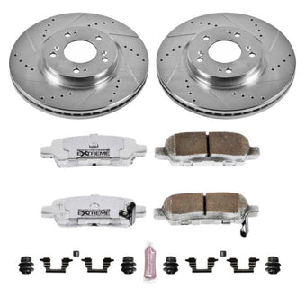 compare product Power Stop 02-06 Nissan Altima Rear Z26 Street Warrior Brake Kit