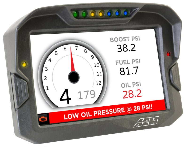 AEM CD - 7 Logging GPS Enabled Race Dash Carbon Fiber Digital Display w/o VDM (CAN Input Only) - My Store