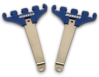 compare product Moroso Chevrolet Small Block 4-Hole Ignition Wire Loom Kit - 7-9mm - Blue