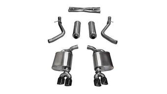 compare product Corsa 2015-2017 Dodge Challenger Sport Cat-Back Dual Rear Exit with Twin 3.5in Black Pro-Series