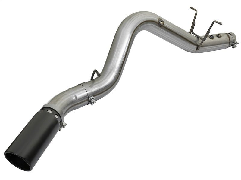 aFe LARGE BORE HD 5in 409 - SS DPF - Back Exhaust w/Black Tip 2017 GM Duramax V8 - 6.6L (td) L5P - My Store