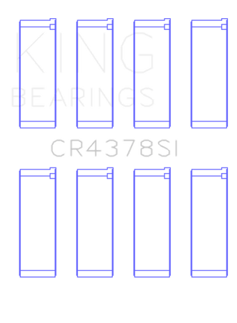 compare product King Engine Bearings Hyundai G4Hc/G4Hg Epsilon/(Size +0.75mm) Connecting Rod Bearing Set