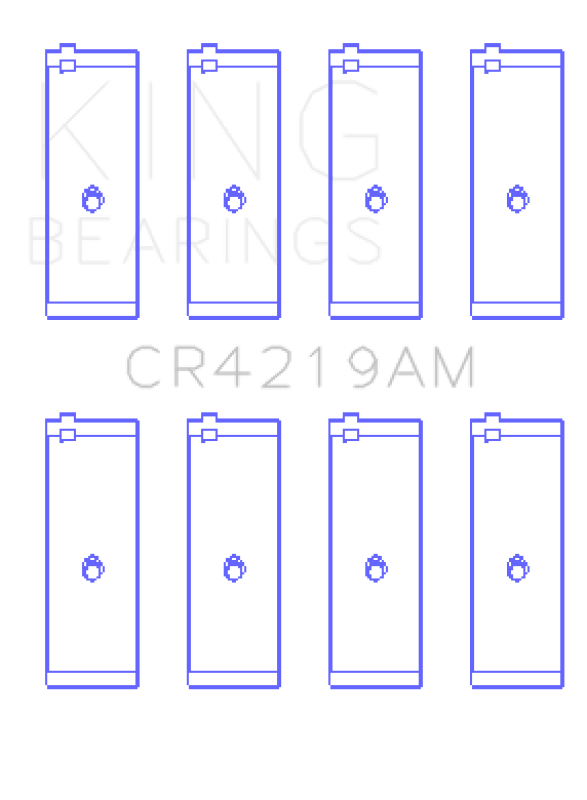 King Engine Bearings Toyota 1Rz (Size +0.75mm) Connecting Rod Bearing Set - My Store