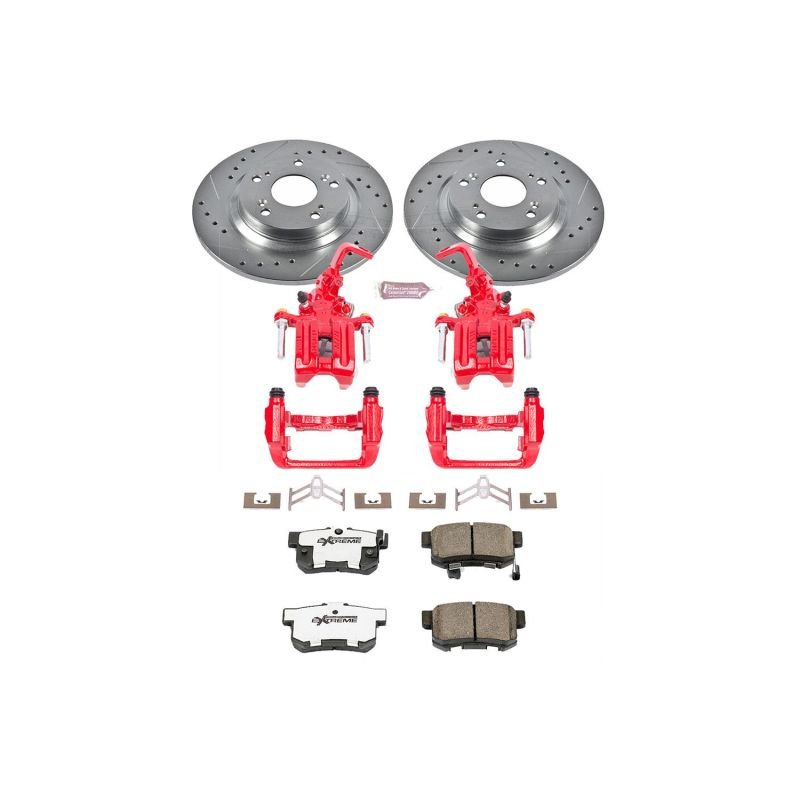 Power Stop 00 - 09 Honda S2000 Rear Z26 Street Warrior Brake Kit w/Calipers - My Store