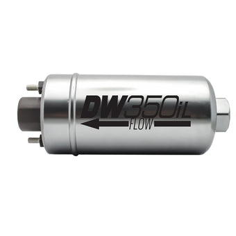 compare product DeatschWerks 350 LPH DW350iL In-Line External Fuel Pump (No Bracket)